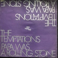 The Temptations Papa Was Arolling Stone 45lik Plak