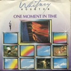 Whitney Houston One Moment In Time 45lik Plak