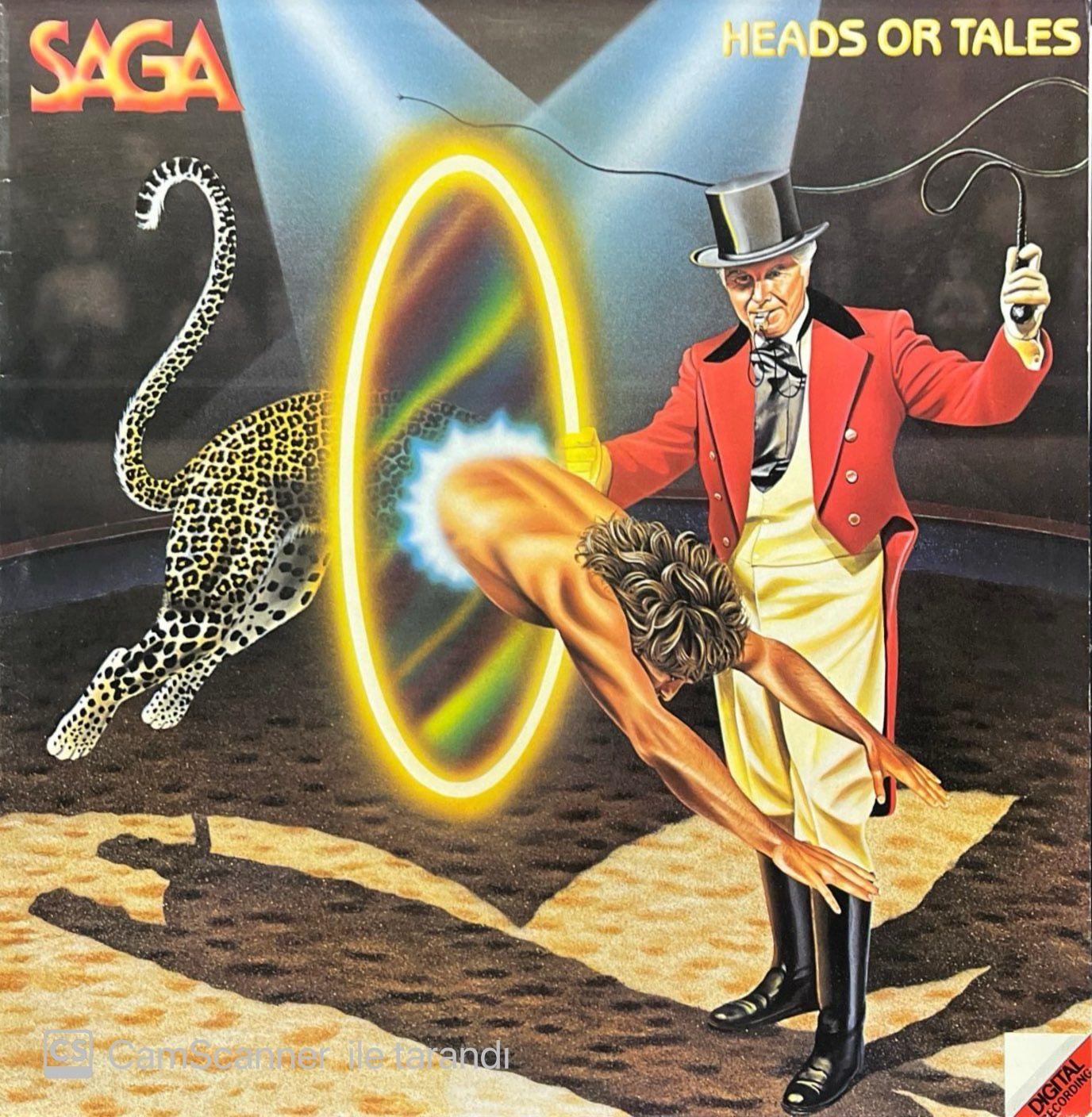 Saga Heads Or Tales LP Plak