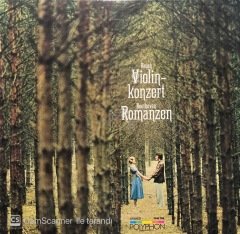 Bruch Violin Konzert Beethoven Romanzen LP Klasik Plak