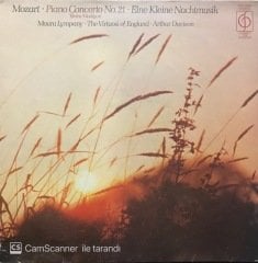 Mozart Piano concerto No.21 LP Klasik Plak