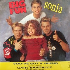Big Fun and Sonia You've Got A Friend 45lik Plak