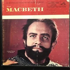 Verdi Machbeth 4 LP Klasik Box Set Plak