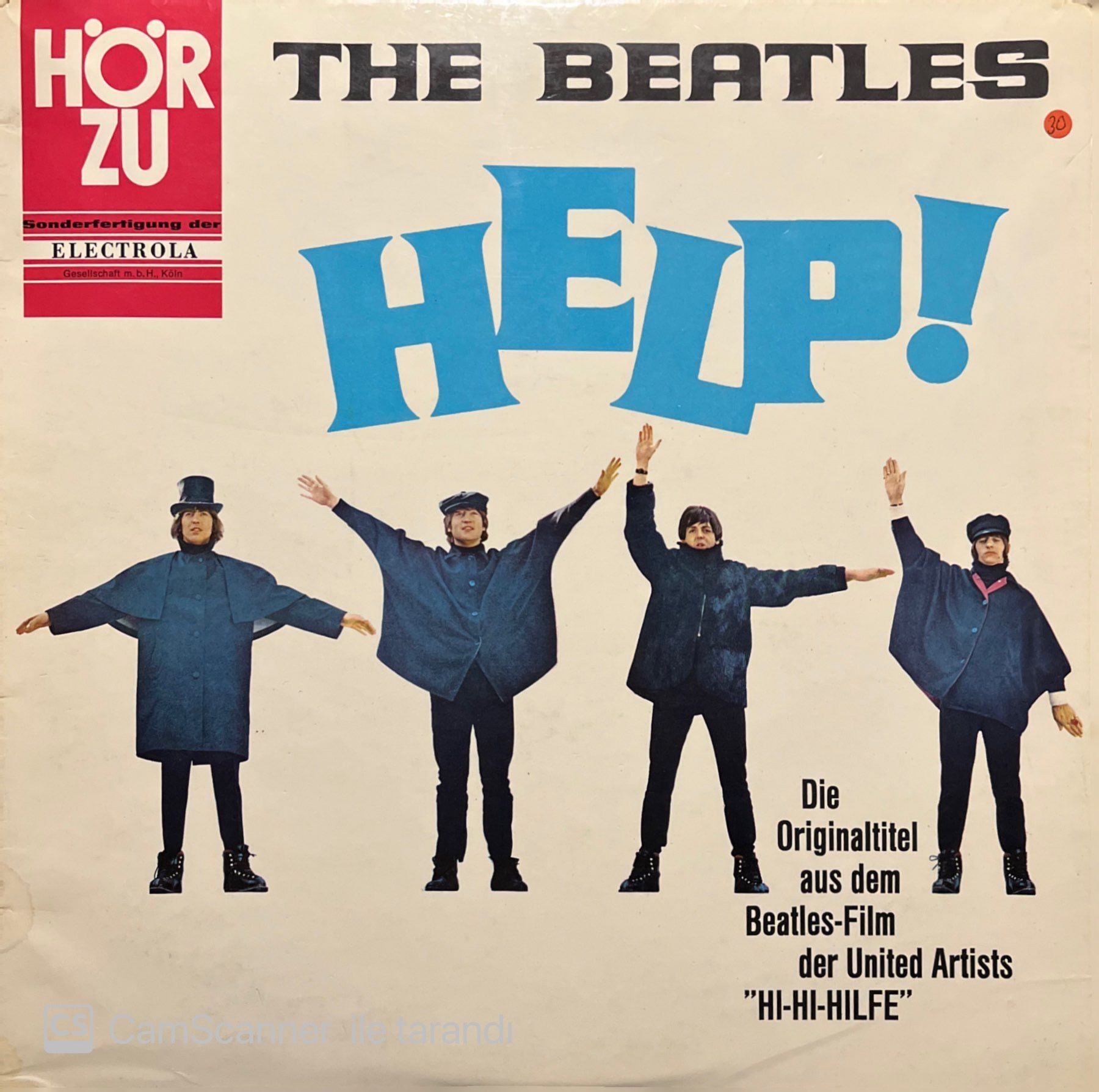 The Beatles Help LP Plak