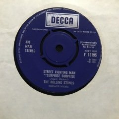 The Rolling Stones Street Fighting Man 45lik Plak