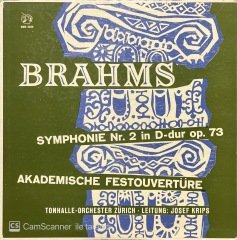 Brahms Symphonie Nr.2 LP Klasik Plak