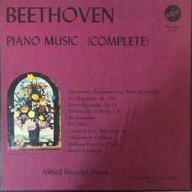 Beethoven Piano Music 3 LP Box Set Plak