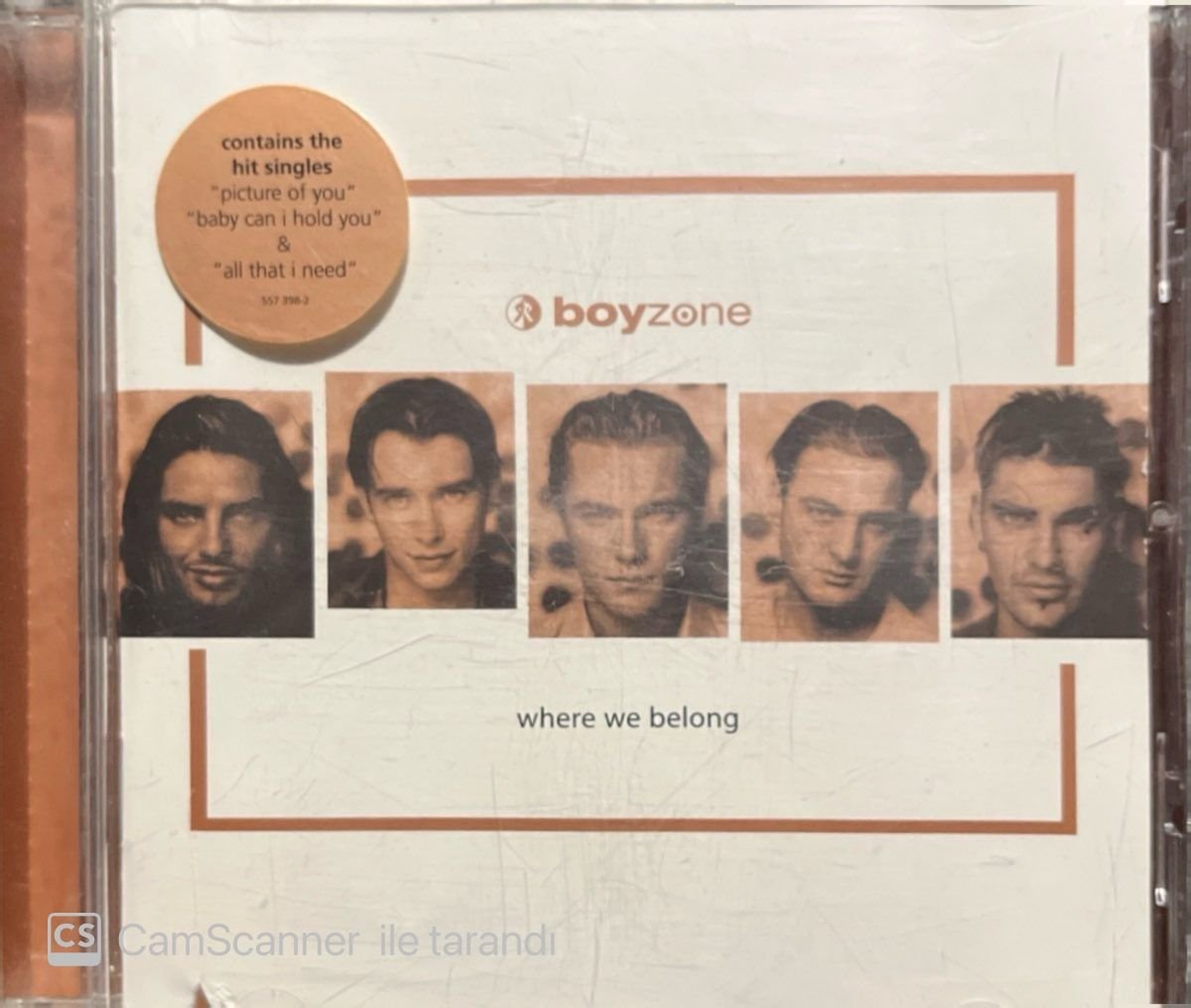 Boyzone Where We Belong CD