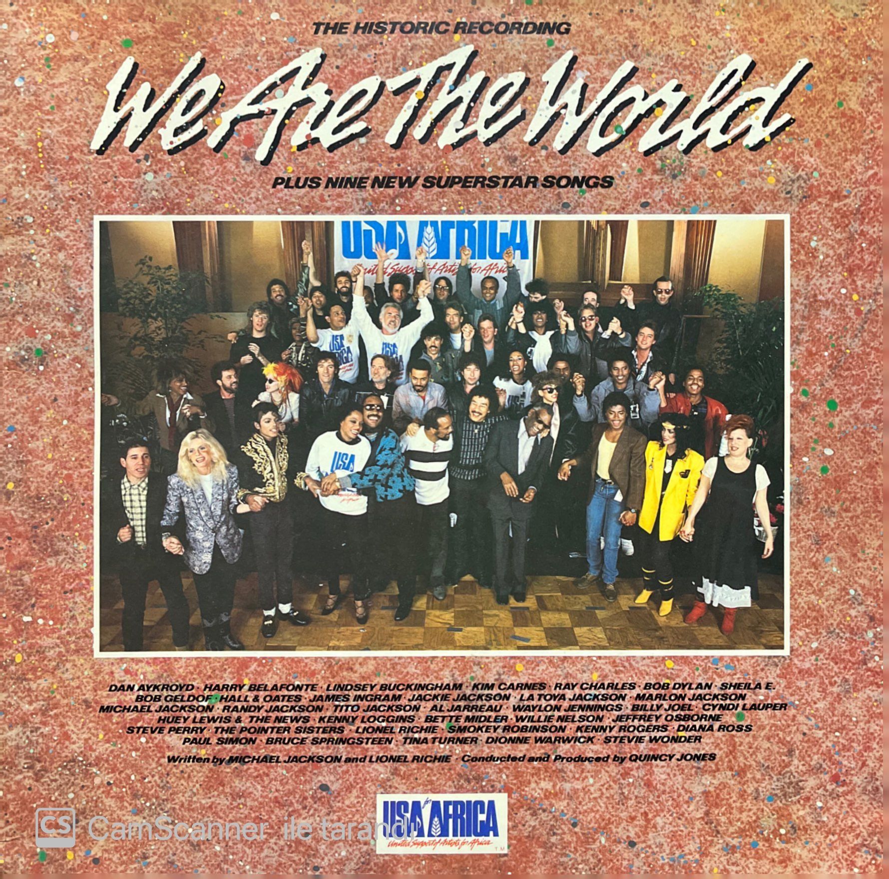 We Are The World LP Plak