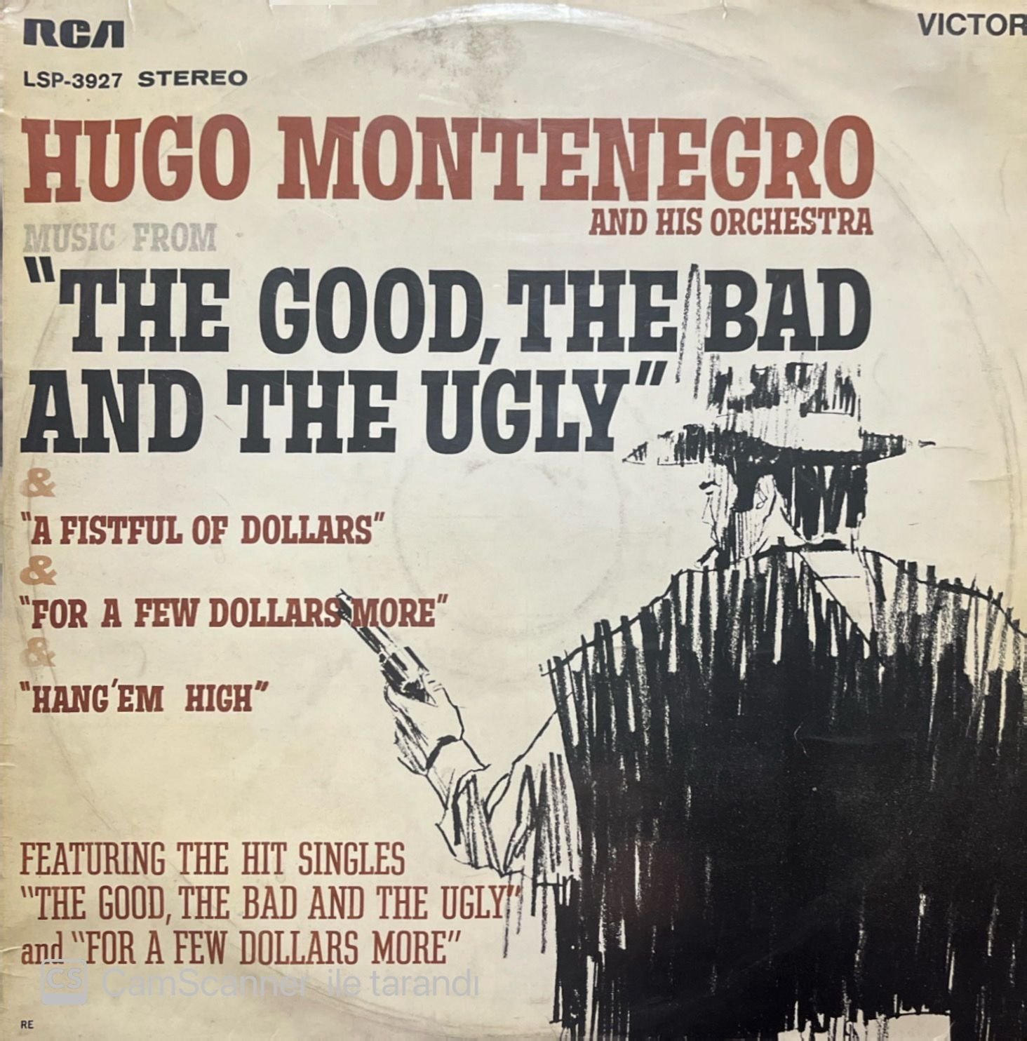 Hugo Montenegro The Good, The Bad And The Ugly Soundtrack LP Plak