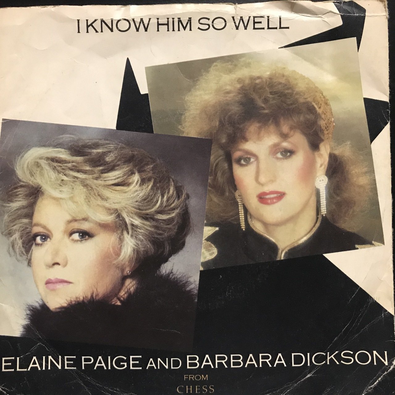 Elaine Paige And Barbara Dickson I Now Him So Well 45lik Plak