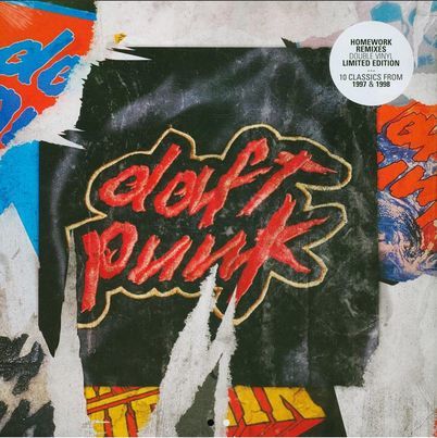 Daft Punk Homework Remixes Limited Edition Double LP Plak