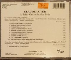 Claude Luter A Saint Germain Des Pres CD