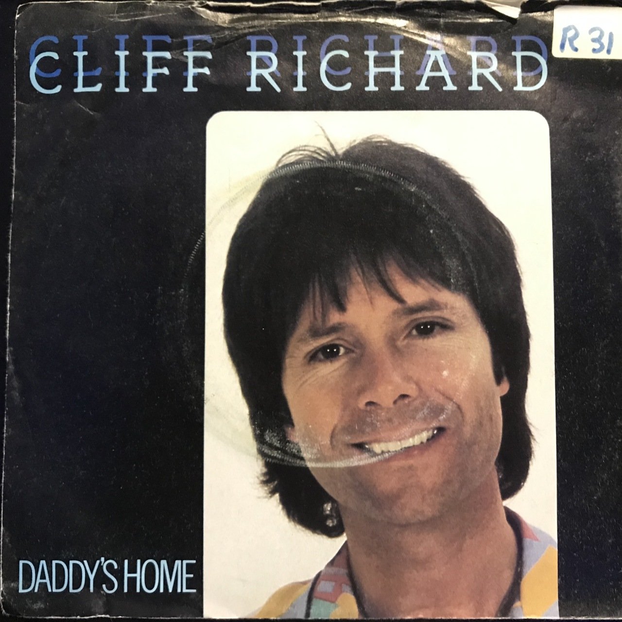 Cliff Richard Daddy's Home 45lik Plak