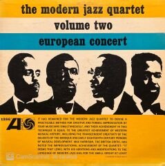 The Modern Jazz Quartet Volume Two European Concert LP Plak