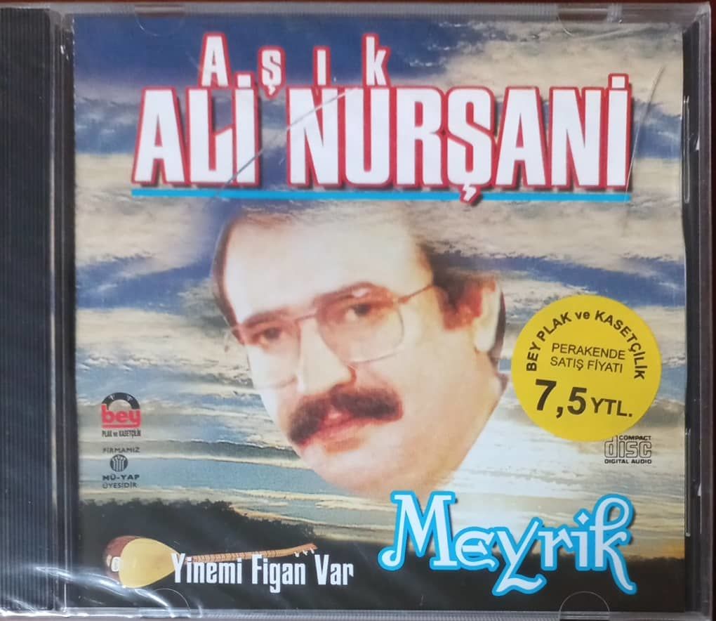 Aşık Ali Nurşani Yinemi Figan Var Meyrik Açılmamış Jelatininde CD