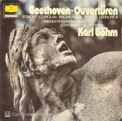 Karl Böhm Beethoven Ouvertüren LP Klasik Plak