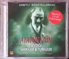 Atatürk'ün Sevdiği Şarkılar & Türküler Açılmamış Jelatininde CD