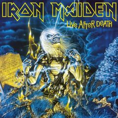 Iron Maiden Live After Death Double LP Plak