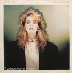 Sandra In The Heat Of The Night Maxi Single LP Plak