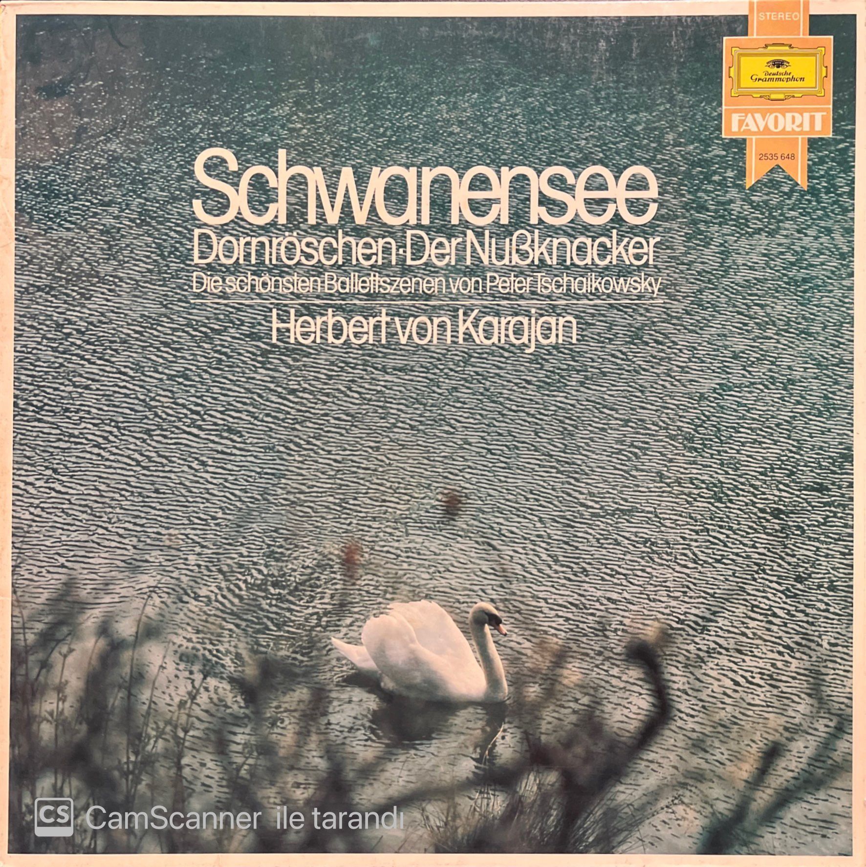 Herbert Von Karajan Schwanensee LP Klasik Plak