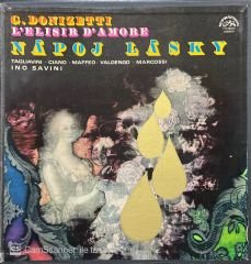 G. Donizetti L'elisir D'amore Napoj Lasky 3 LP Box Set Plak
