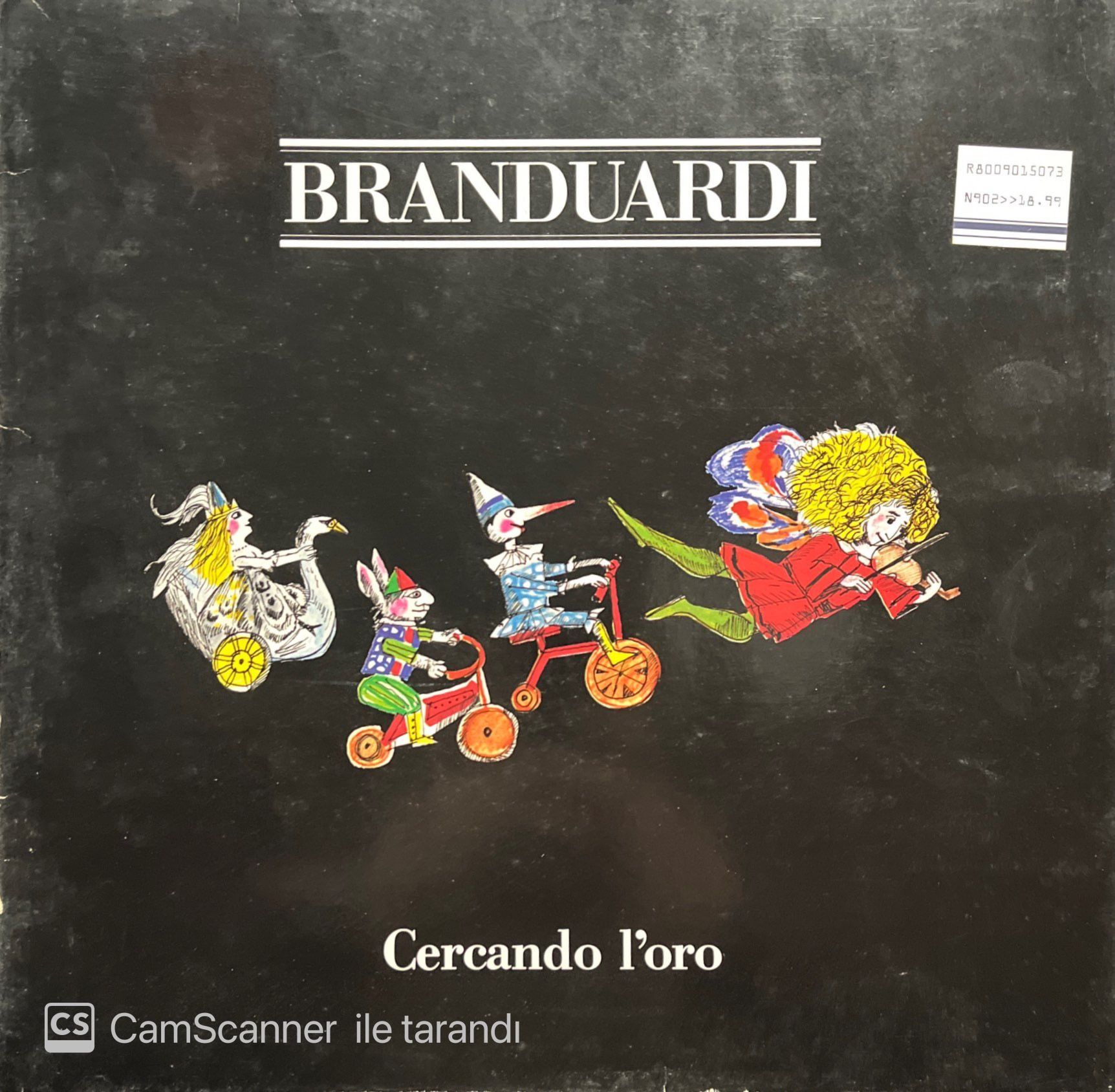 Branduardi Cercando L'oro Klasik LP Plak