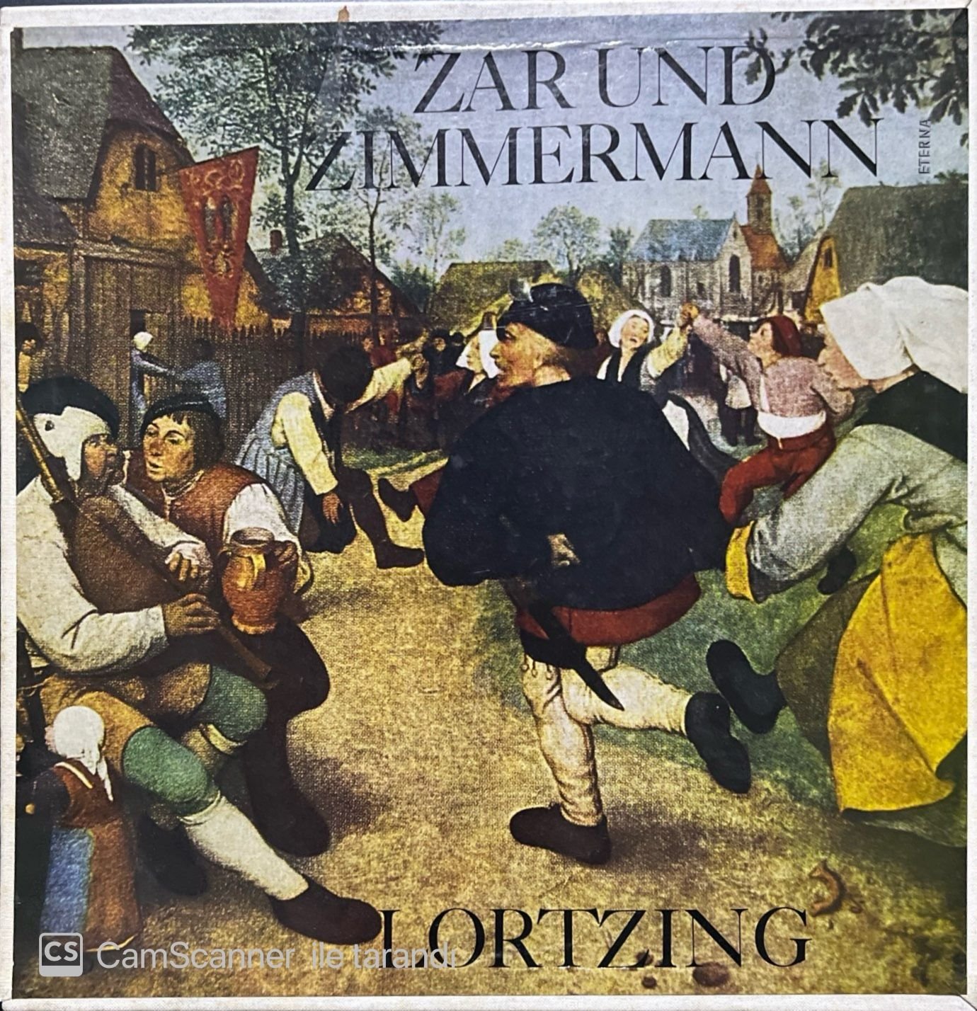 Lortzing Zarund Zimmermann 3 LP Box Set Plak