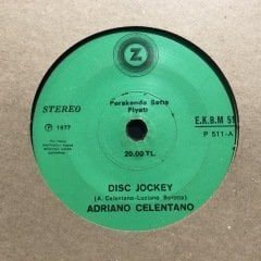 Adriano Celentano Disc Jockey 45lik Plak