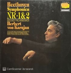 Beethoven Symphonien Nr. 1&2 LP Klasik Plak
