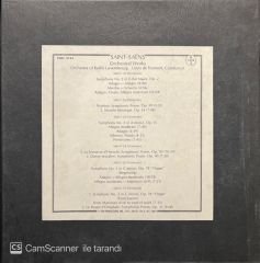 Saint-Saëns Works For Orchestra, Vol. II  Quadraphonic 3 LP Box Set Plak