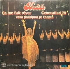 Dalida Ça Me Fait Rever Generation 78 LP Plak
