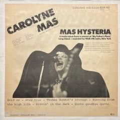 Carolyne Mas Mas Hysteria LP Plak