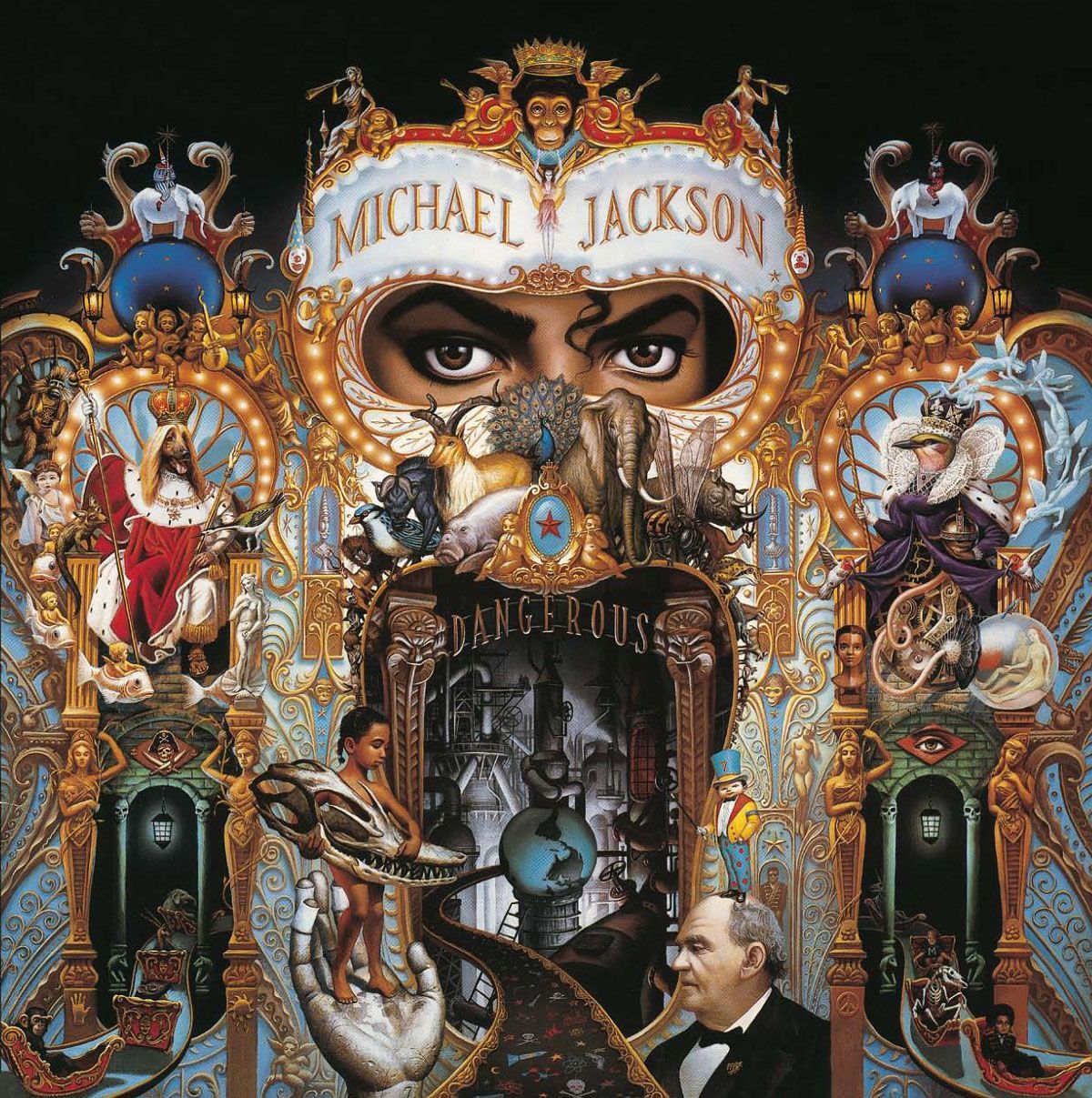 Michael Jackson Dangerous LP Plak