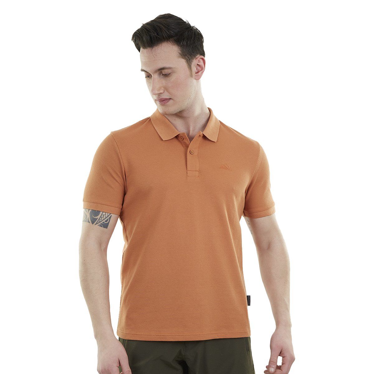 Alpinist Edge Erkek Polo T-Shirt Kiremit