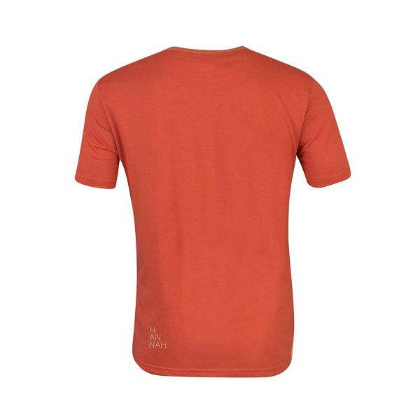Hannah Ravi Baskılı Erkek T-Shirt Mecca Orange
