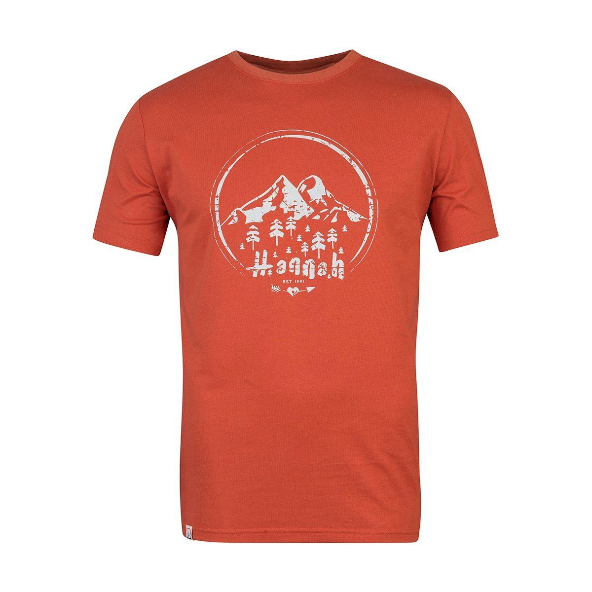 Hannah Ravi Baskılı Erkek T-Shirt Mecca Orange