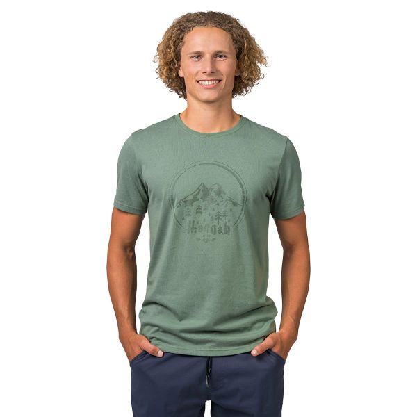 Hannah Ravi Baskılı Erkek T-Shirt Oil Green