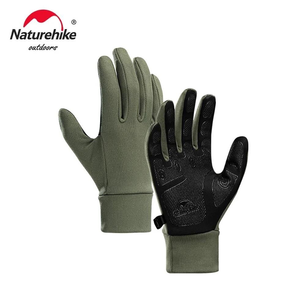 Naturehike Touch Screen Anti - Skid Eldiven - Army Green - L