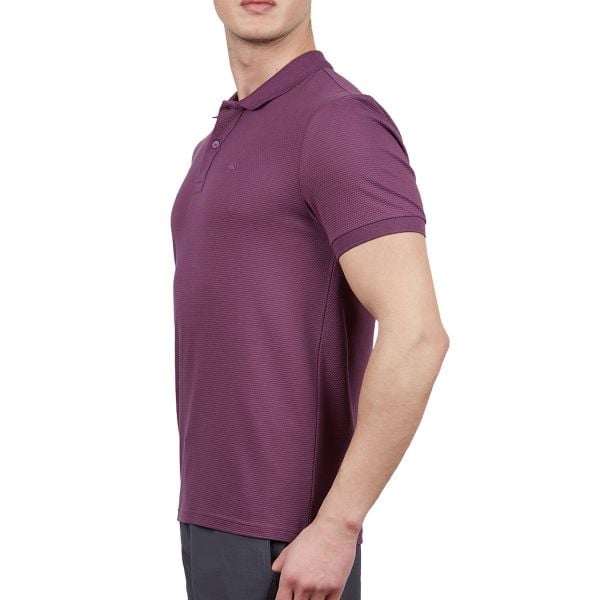 Alpinist Roc Erkek Polo T-Shirt Mürdüm