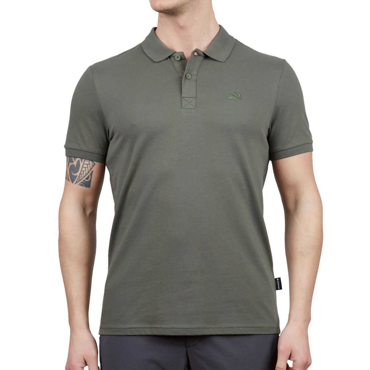 Alpinist Stratus Erkek Polo T-Shirt Haki