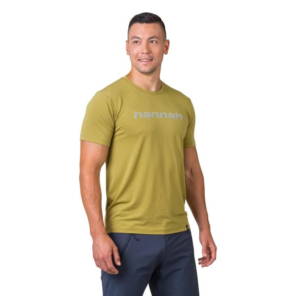 Hannah Bine Erkek Outdoor T-Shirt golden olive