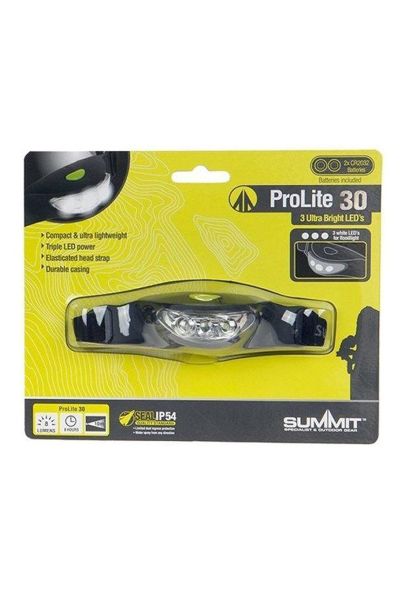 Summit Ultralite 3 LED Head Light & LED Kafa Lambası Black