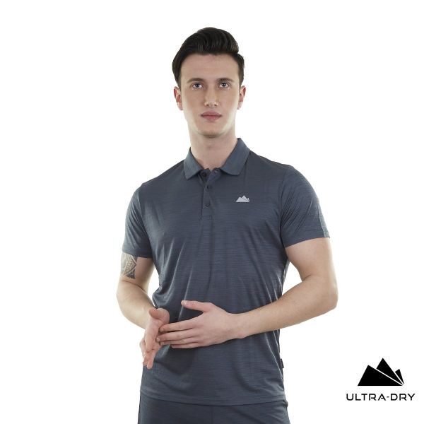 Alpinist Horizons Ultra Dry Erkek Polo T-Shirt Antrasit