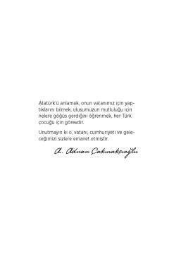 Çocuklar İçin Nutuk / Adnan Çakmakçıoğlu