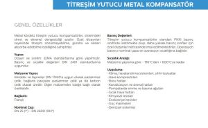 Ayvaz Titreşim Yutucu metal Kompansatör DN150