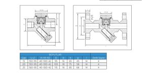 Termodinamik Kondenstop Flanşlı TDK-45 DN25