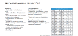 DN50 PN16 HAVA SEPARATÖRÜ