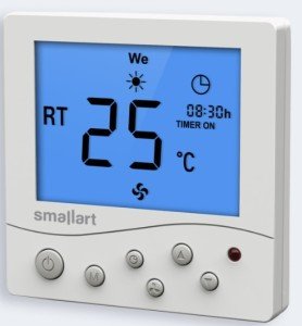 Smallart Sıva Üstü Dijital Fancoil Termostatı SM2008FFS-L