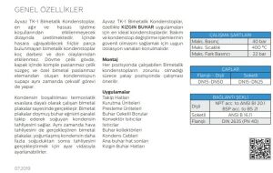 TK-1 DİŞLİ BİMETALİK KONDESTOP/TERMOSTATİK 3/4''